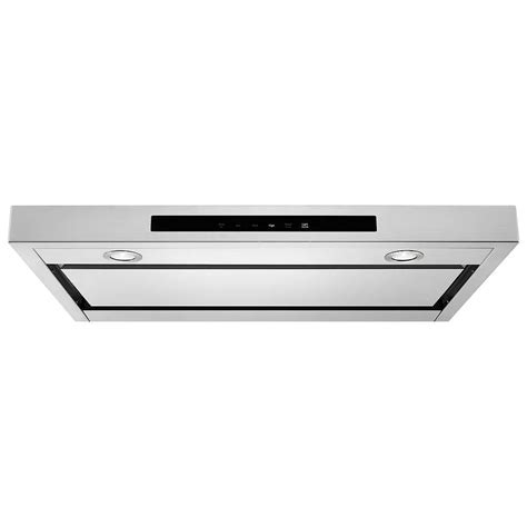 kitchenaid 36-in under cabinet range hood stainless steel|36 stainless steel hood.